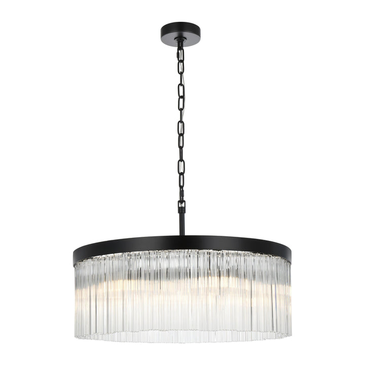 Harlow Chandelier in Black by Elegant