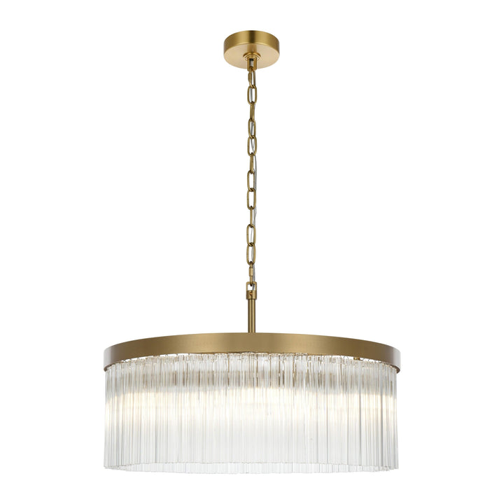 Harlow Chandelier in Satin Gold by Elegant