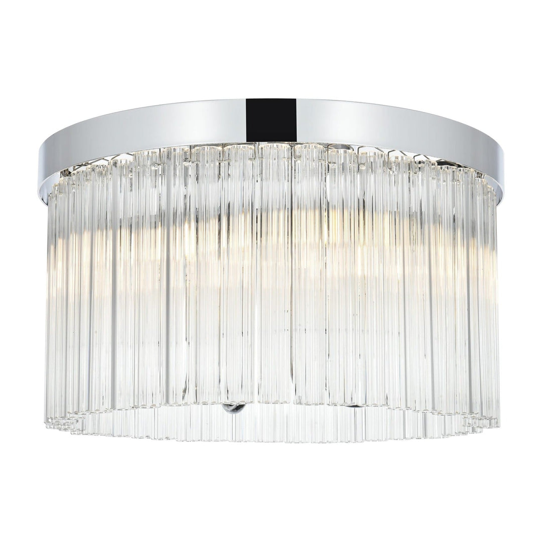 Harlow Flush Mount in Chrome by Elegant