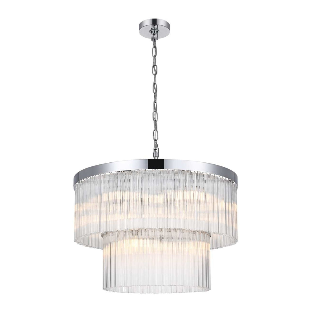 Harlow Chandelier in Chrome by Elegant