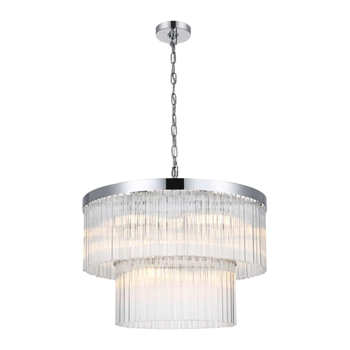 Harlow Chandelier in Chrome by Elegant