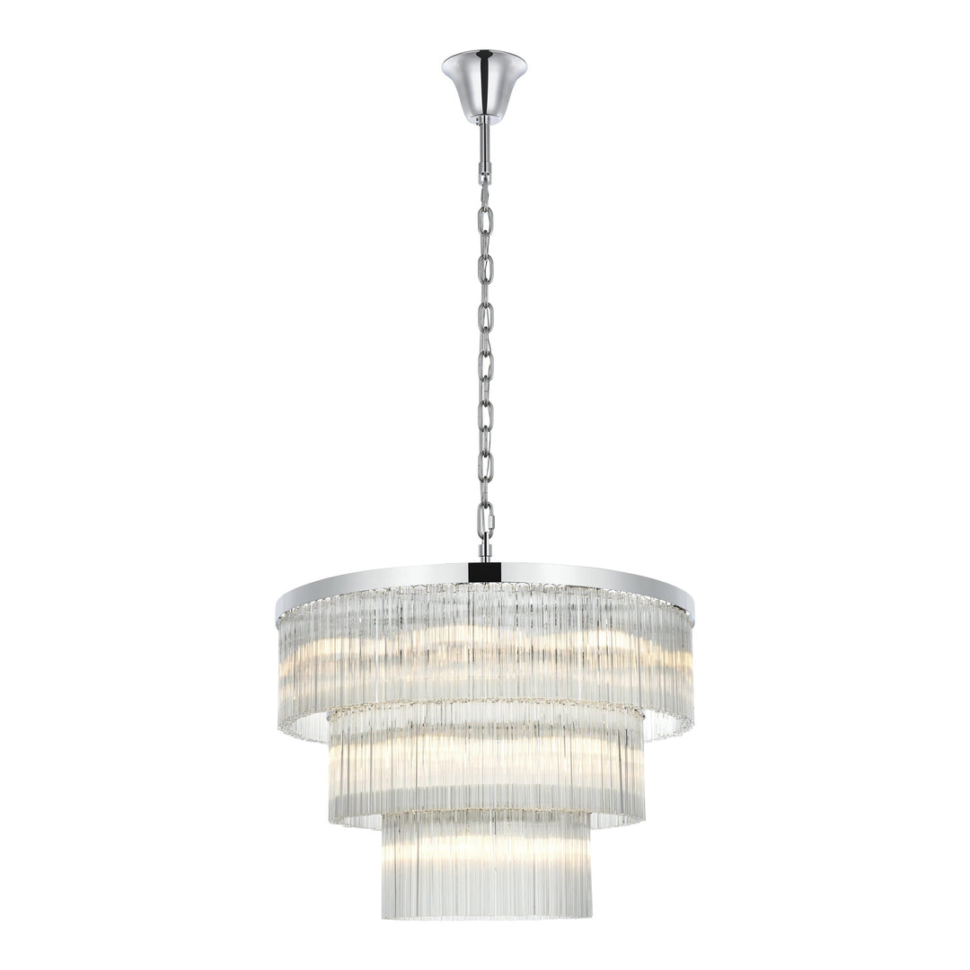 Harlow Chandelier in Chrome by Elegant