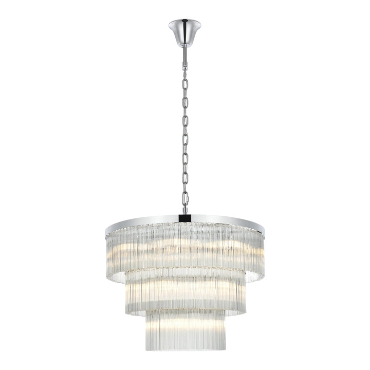 Harlow Chandelier in Chrome by Elegant
