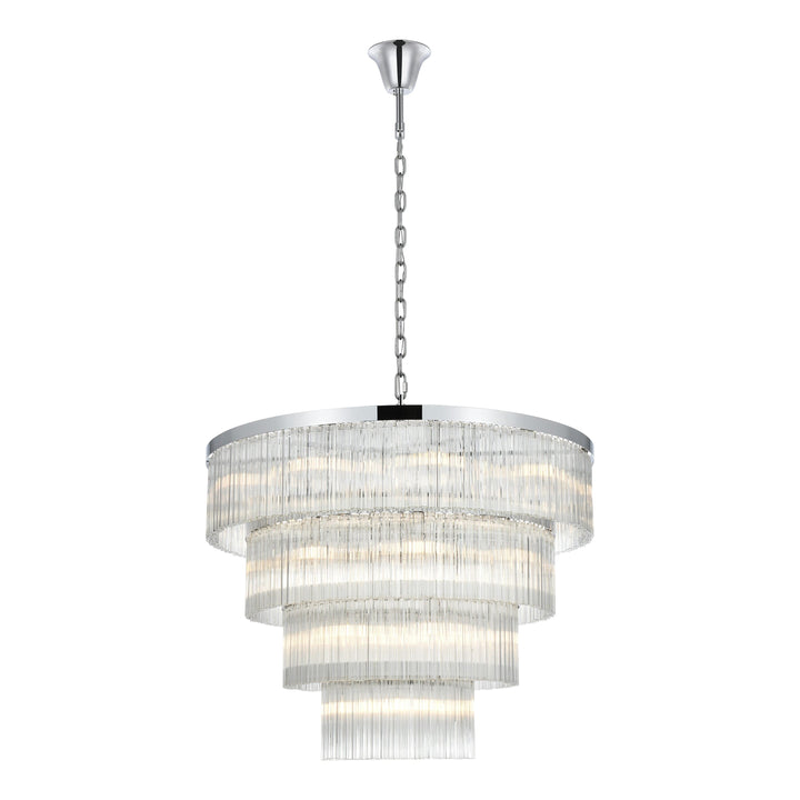 Harlow Chandelier in Chrome by Elegant