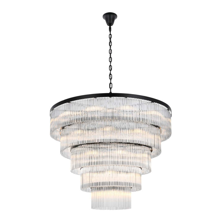 Harlow Chandelier in Black by Elegant