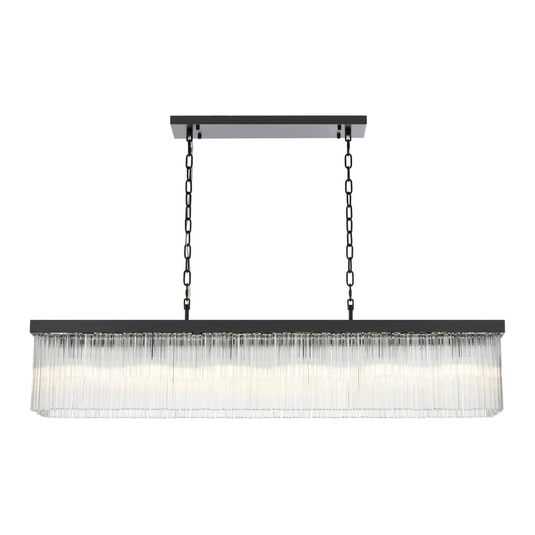 Harlow Chandelier in Black by Elegant