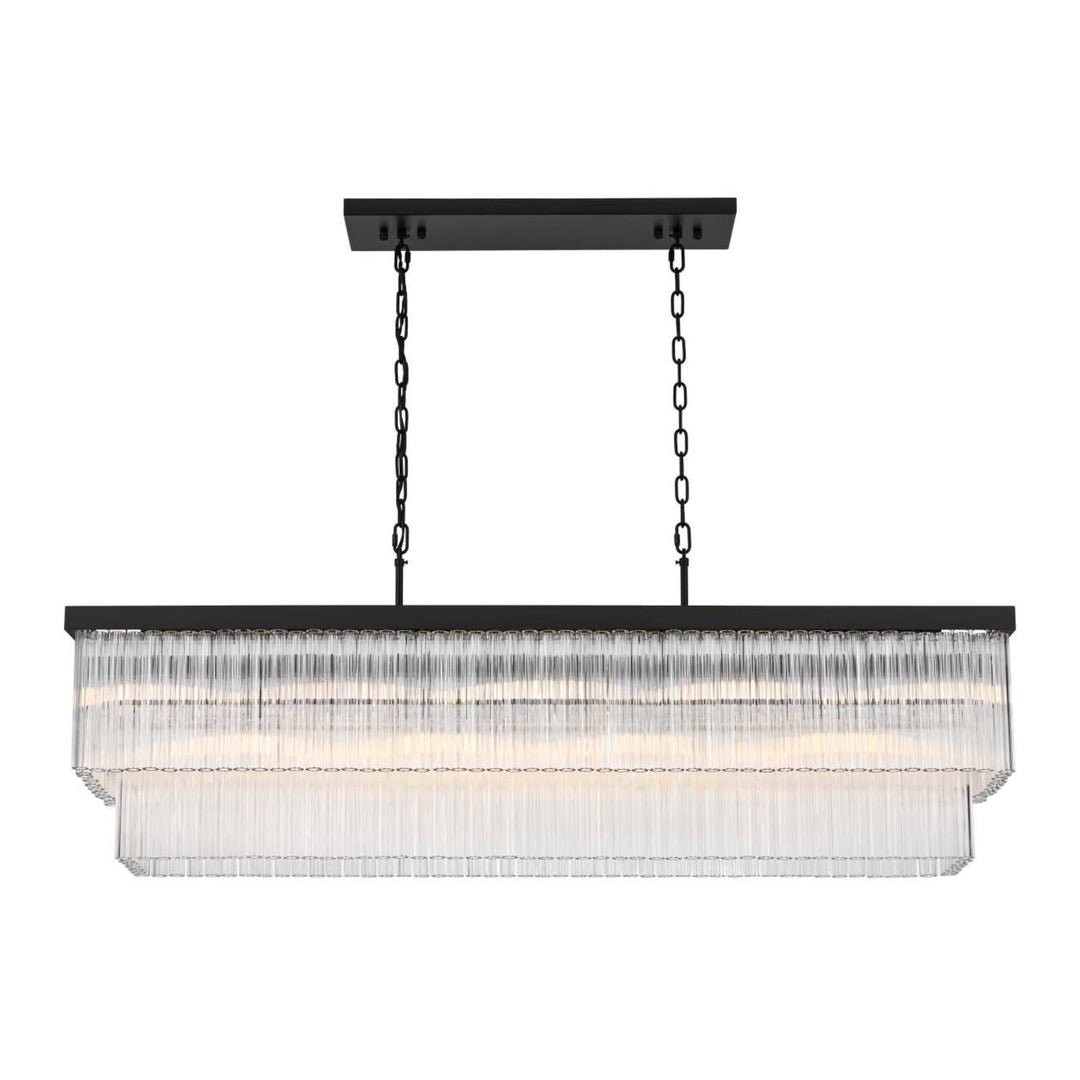 Harlow Chandelier in Black by Elegant