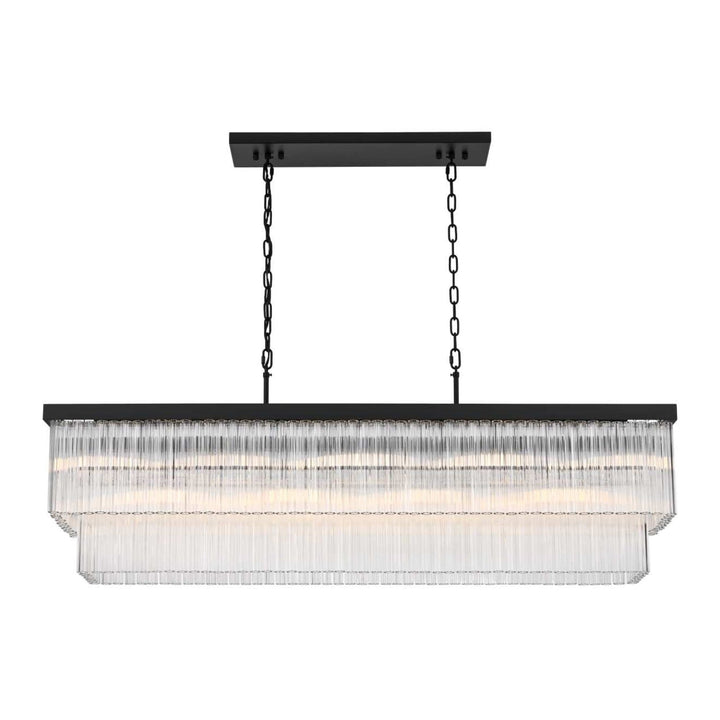 Harlow Chandelier in Black by Elegant