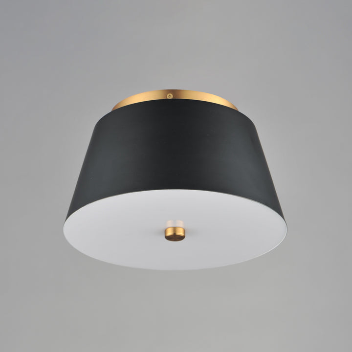 Miles LED Flush Mount White / Black / Natural Aged Brass alternate view