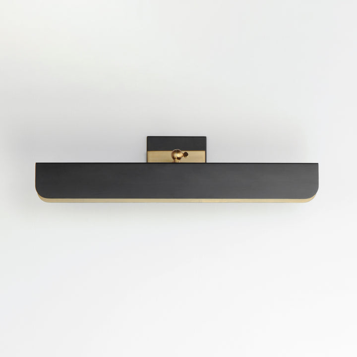 Miles Articulating LED Wall Sconce White / Black / Natural Aged Brass alternate view