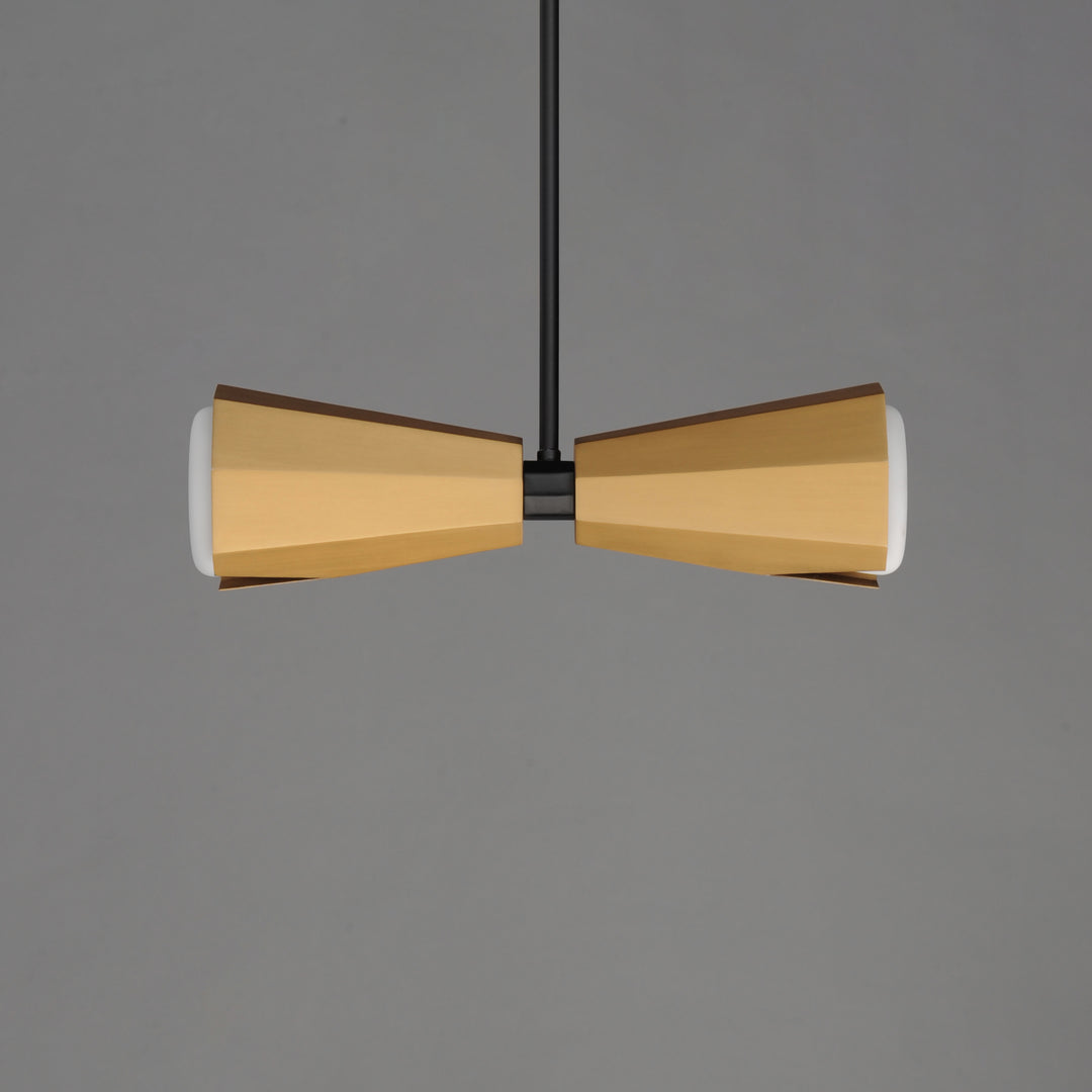 Rizzo Pendant Black / Antique Brass alternate view