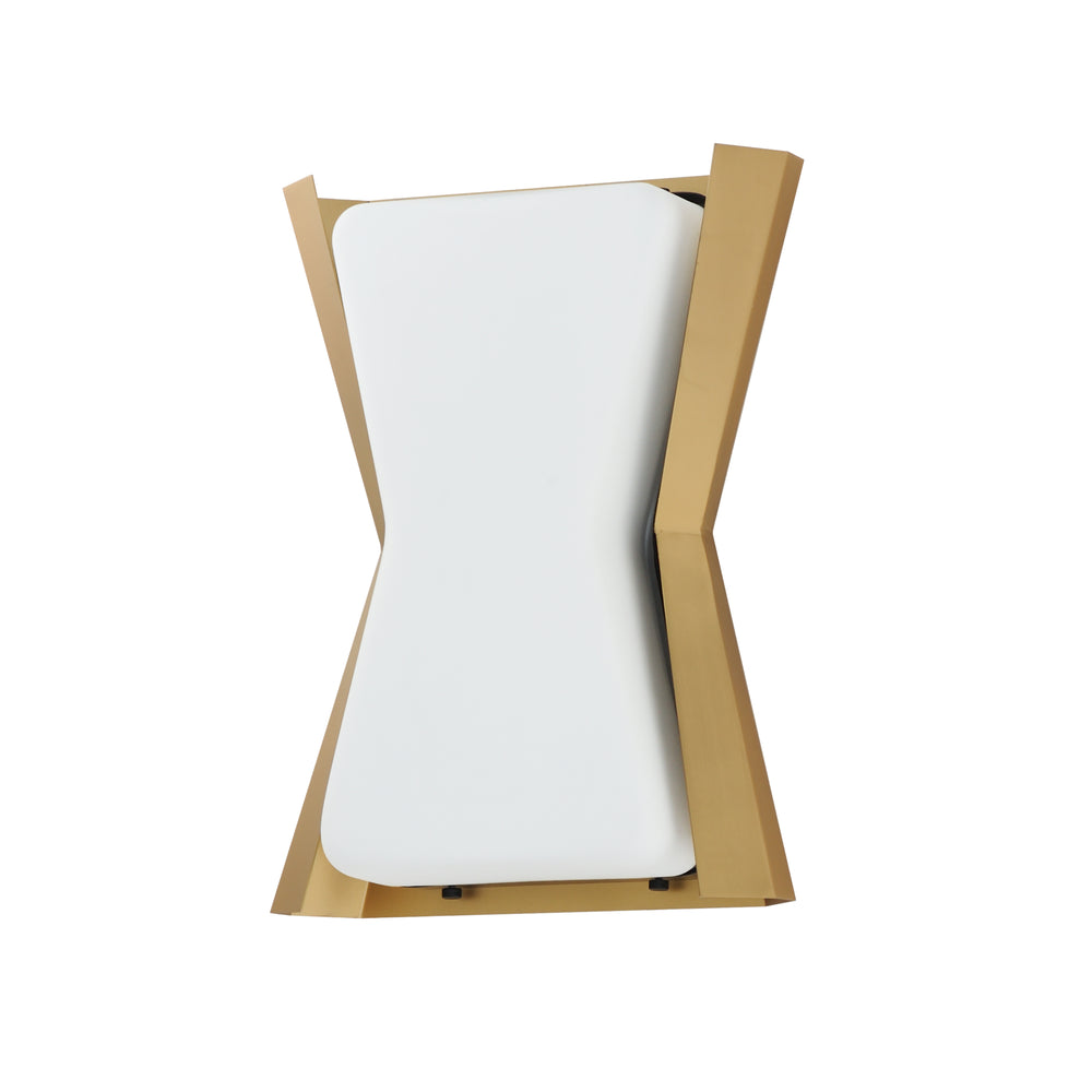 Rizzo 2-Light Flush Mount Black / Antique Brass alternate view