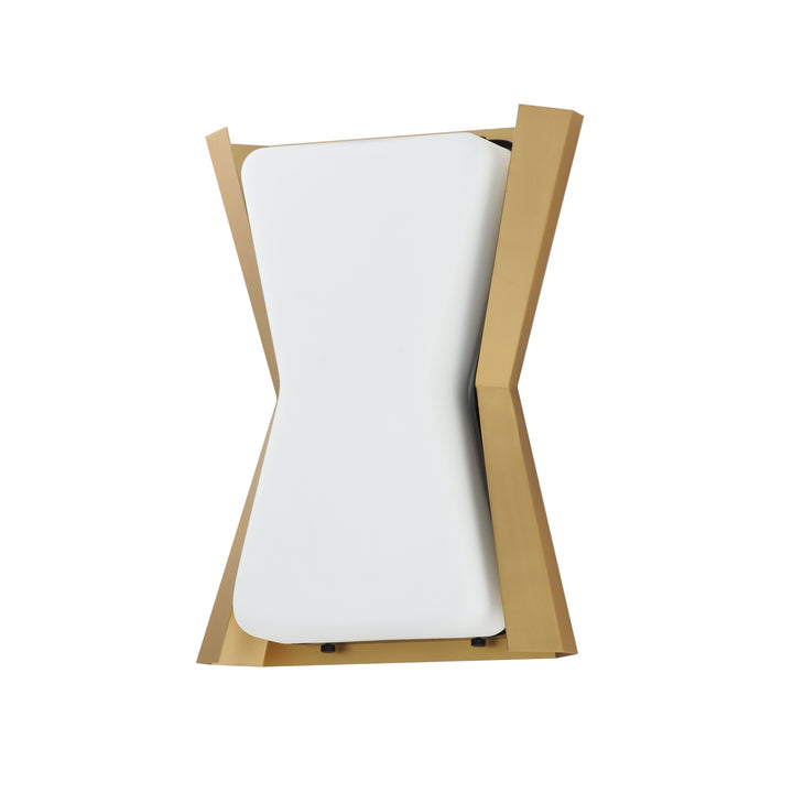 Rizzo 2-Light Flush Mount Black / Antique Brass alternate view