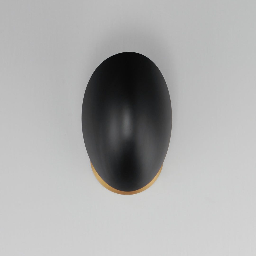 Maris Wall Sconce Black / Natural Aged Brass alternate view
