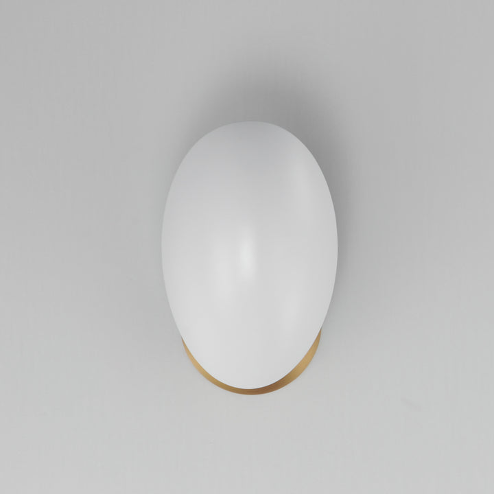 Maris Wall Sconce White / Natural Aged Brass alternate view