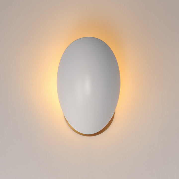 Maris Wall Sconce White / Natural Aged Brass alternate view