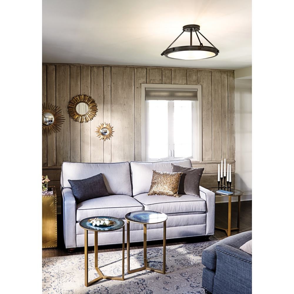 Collier Medium Semi-Flush Mount
