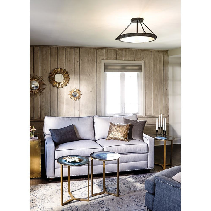 Collier Medium Semi-Flush Mount