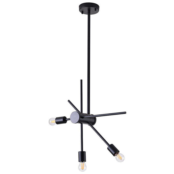 Frame Ceiling Fixture with Adjustable Three Arm by Bethel - view 8