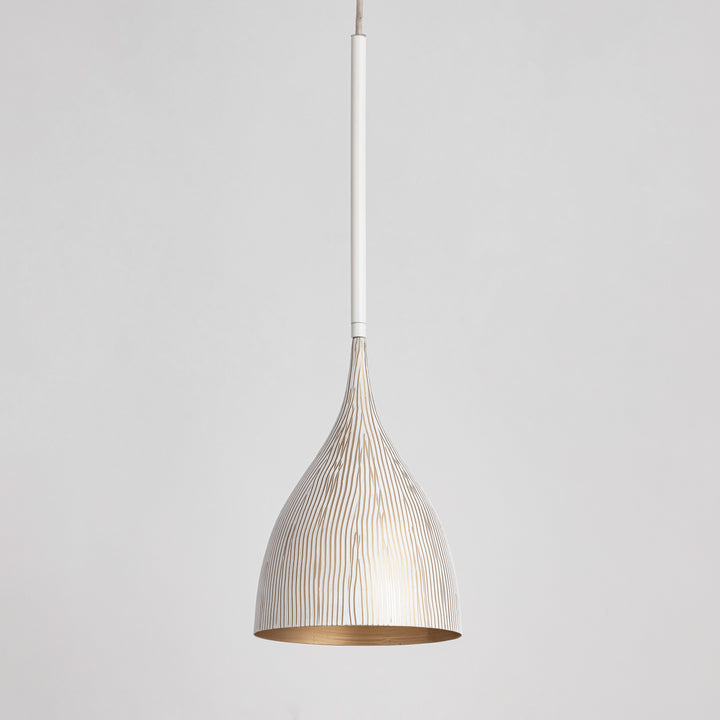 Fleur 1-Light Mini Pendant White / Gold alternate view
