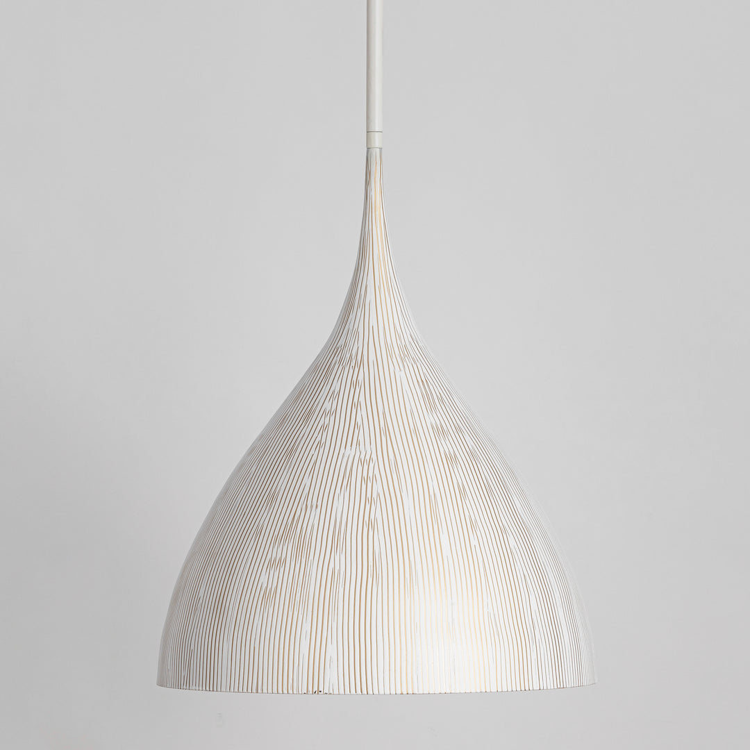 Fleur 1-Light Pendant White / Gold alternate view