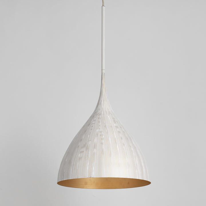 Fleur 1-Light Pendant White / Gold alternate view