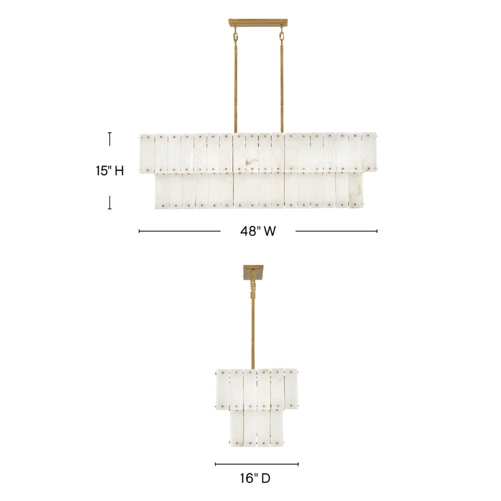 Simone Medium Eight Light Linear