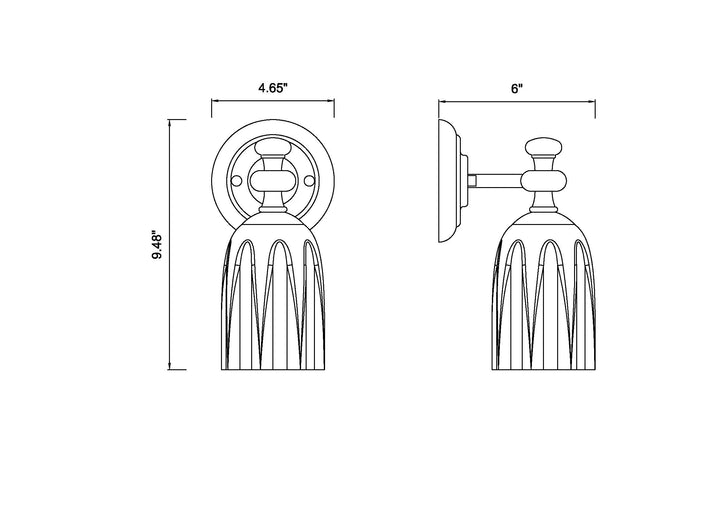 Orion - 1 Light Wall Sconce