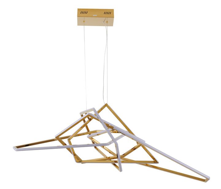 Stainless Steel LED Chandelier with Acrylic Diffusers by Bethel - view 14