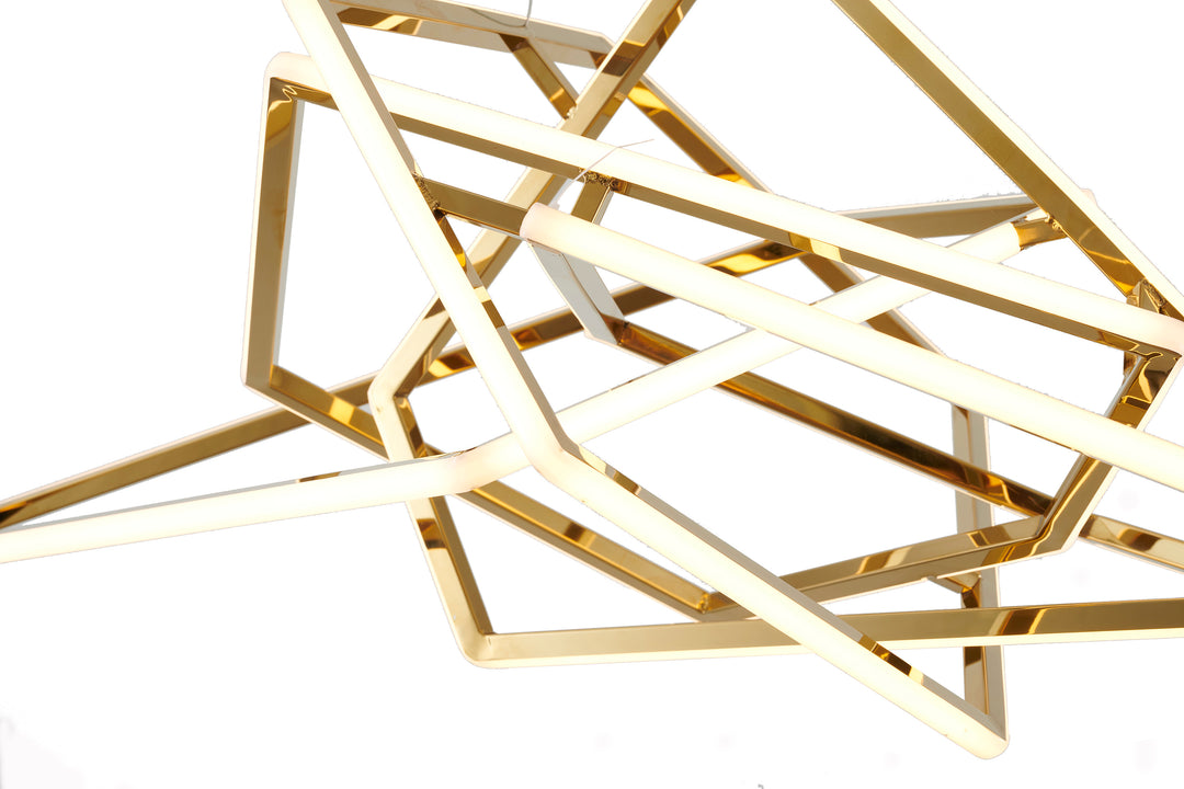Stainless Steel LED Chandelier with Acrylic Diffusers by Bethel - view 16