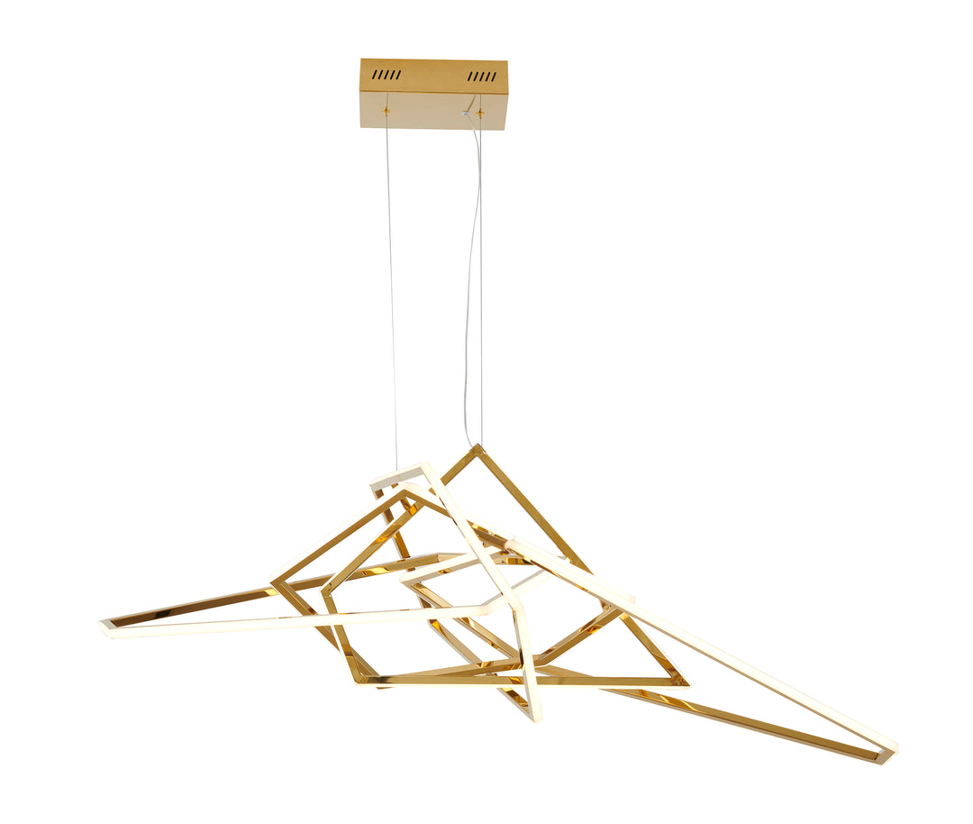 Stainless Steel LED Chandelier with Acrylic Diffusers by Bethel - view 19