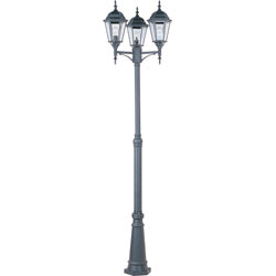 3-Light Outdoor Pole/Post Lantern