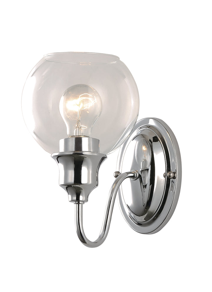 Ballord 1-Light Wall Sconce Polished Chrome