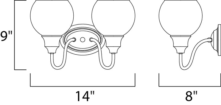 Ballord Bath Vanity dimensions diagram