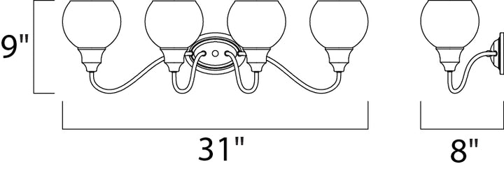 Ballord Bath Vanity dimensions diagram
