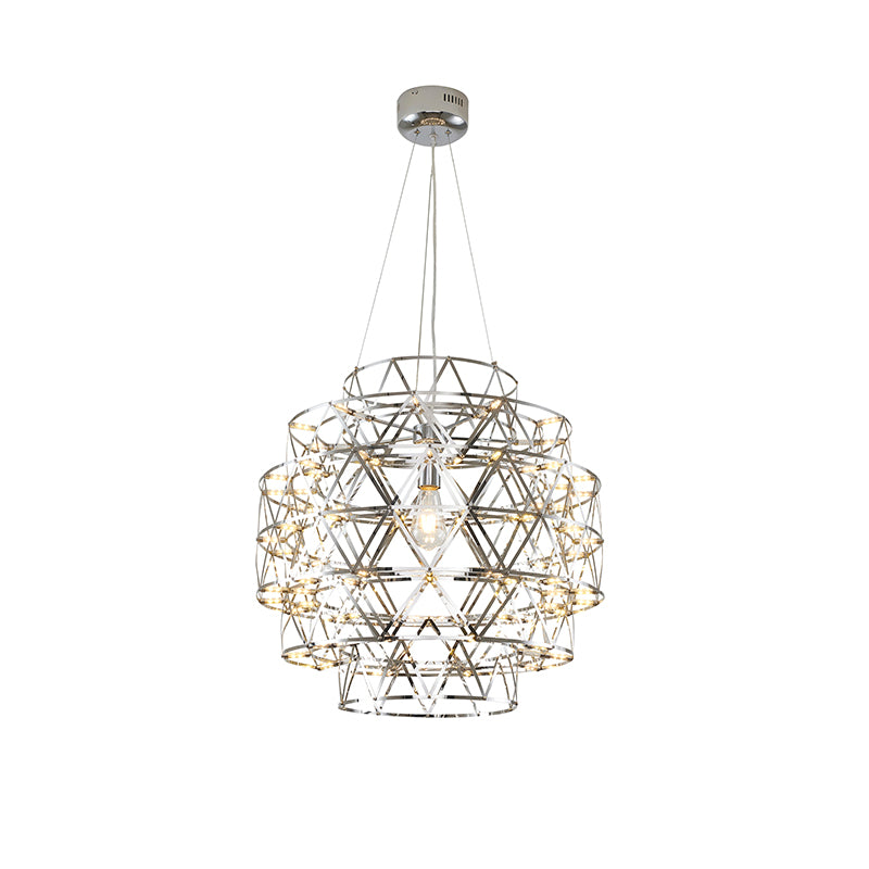 Five Tier Chandelier with Hardware &amp; Fixed LED Star Light