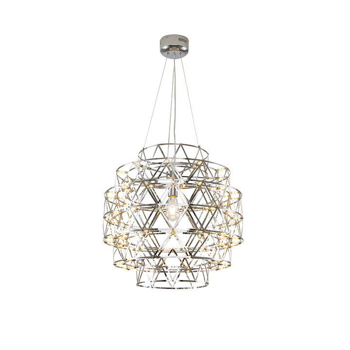 Five Tier Chandelier with Hardware &amp; Fixed LED Star Light