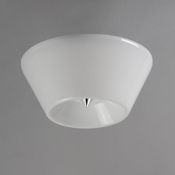 Tack LED Flush Mount White / Polished Chrome alternate view