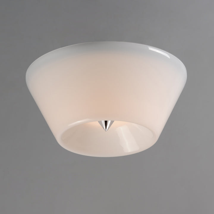 Tack LED Flush Mount White / Polished Chrome alternate view