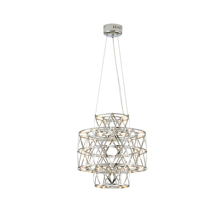 Three Tier Chandelier with Hardware &amp; Fixed LED Star Light