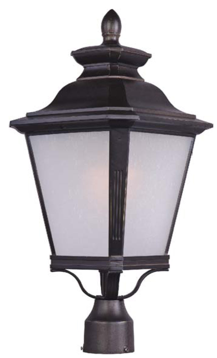 Knoxville 1-Light Outdoor Pole/Post Lantern Bronze
