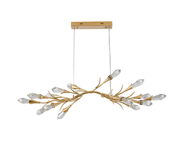 Gold Crystal Chandelier (IMC53) by Bethel - view 3