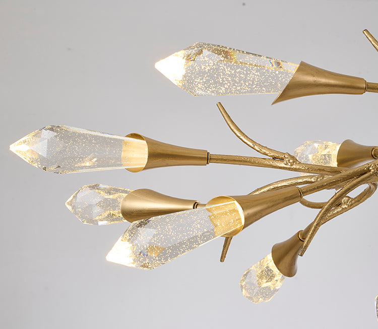 Gold Crystal Chandelier (IMC53) by Bethel - view 5