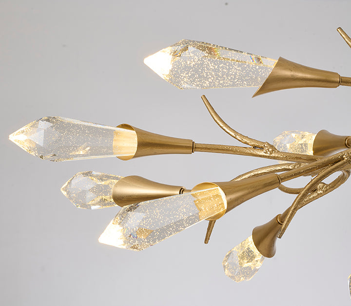 Gold Crystal Chandelier (IMC53) by Bethel - view 5