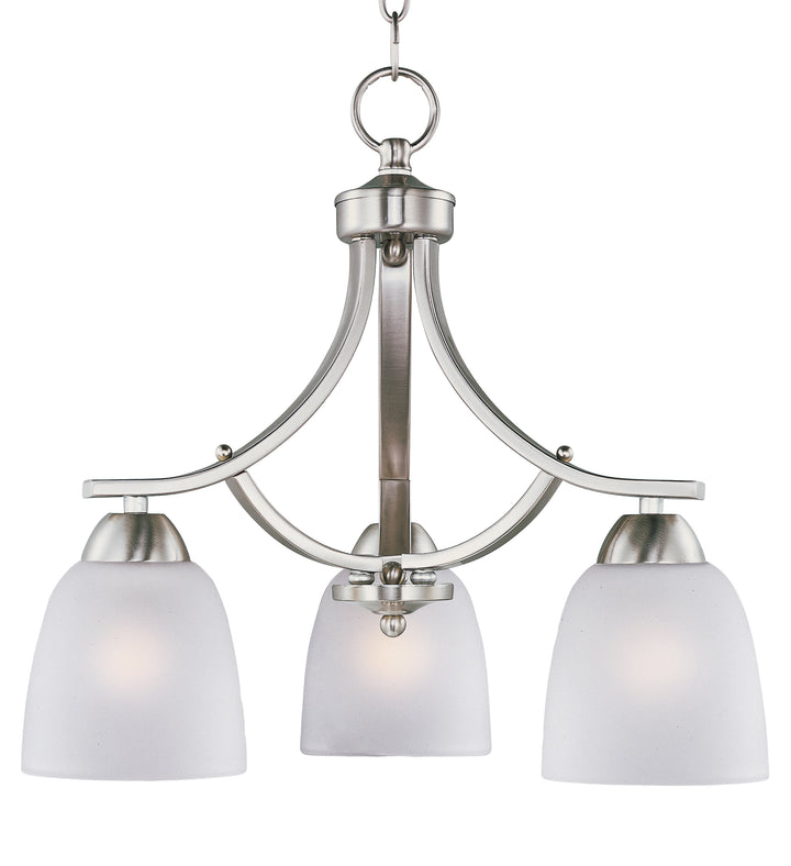 Axis Chandelier Satin Nickel