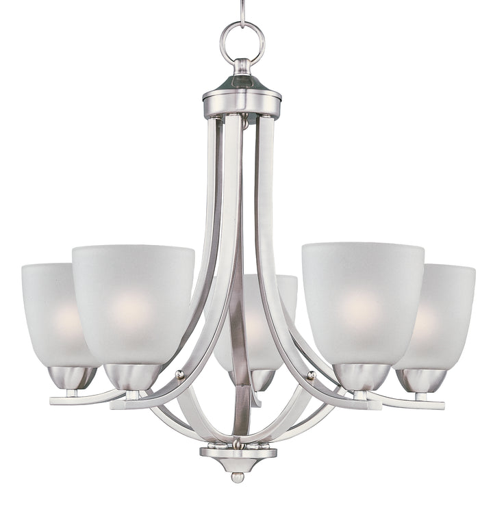 Axis Chandelier Satin Nickel