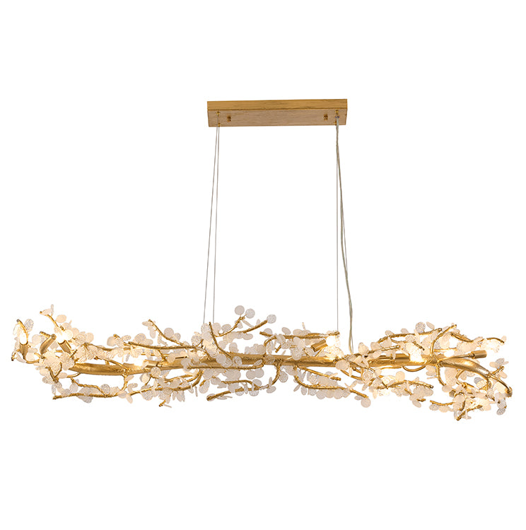 Gold Glass Chandelier (IMP53) by Bethel
