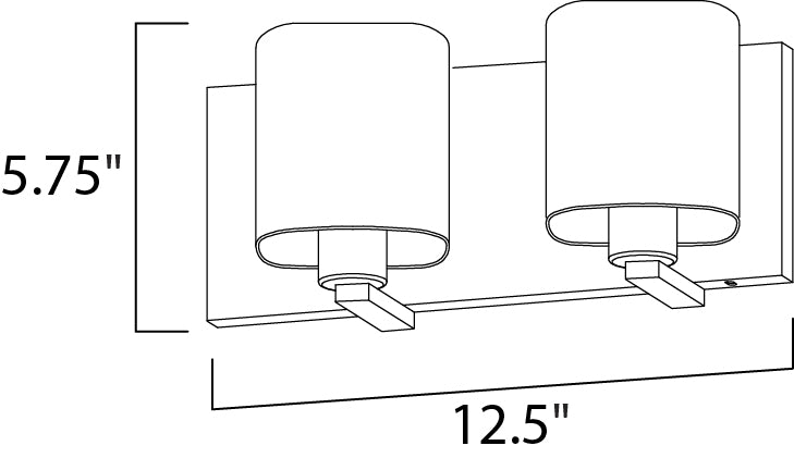 Wrap Bath Vanity dimensions diagram