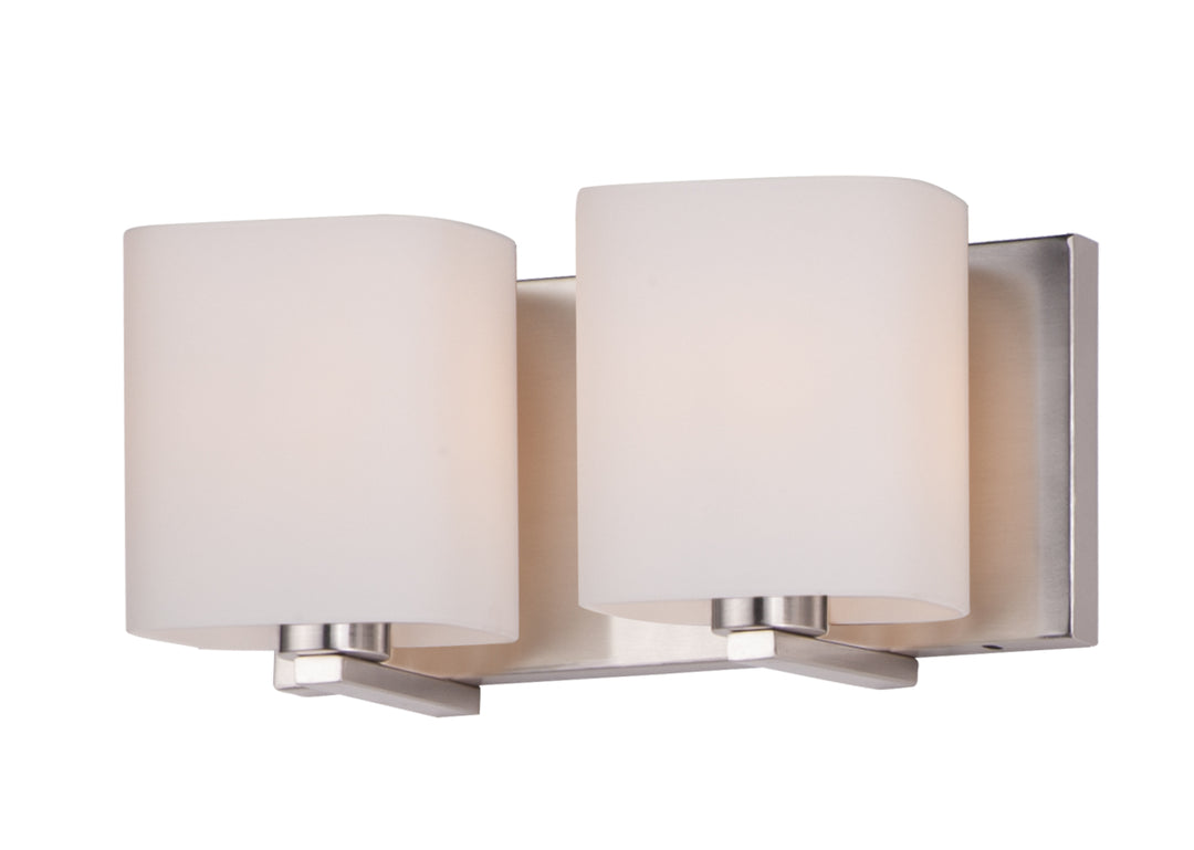 Wrap Bath Vanity Satin Nickel