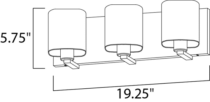 Wrap Bath Vanity dimensions diagram